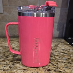 BrüMate Pink Insulated Travel Mug
